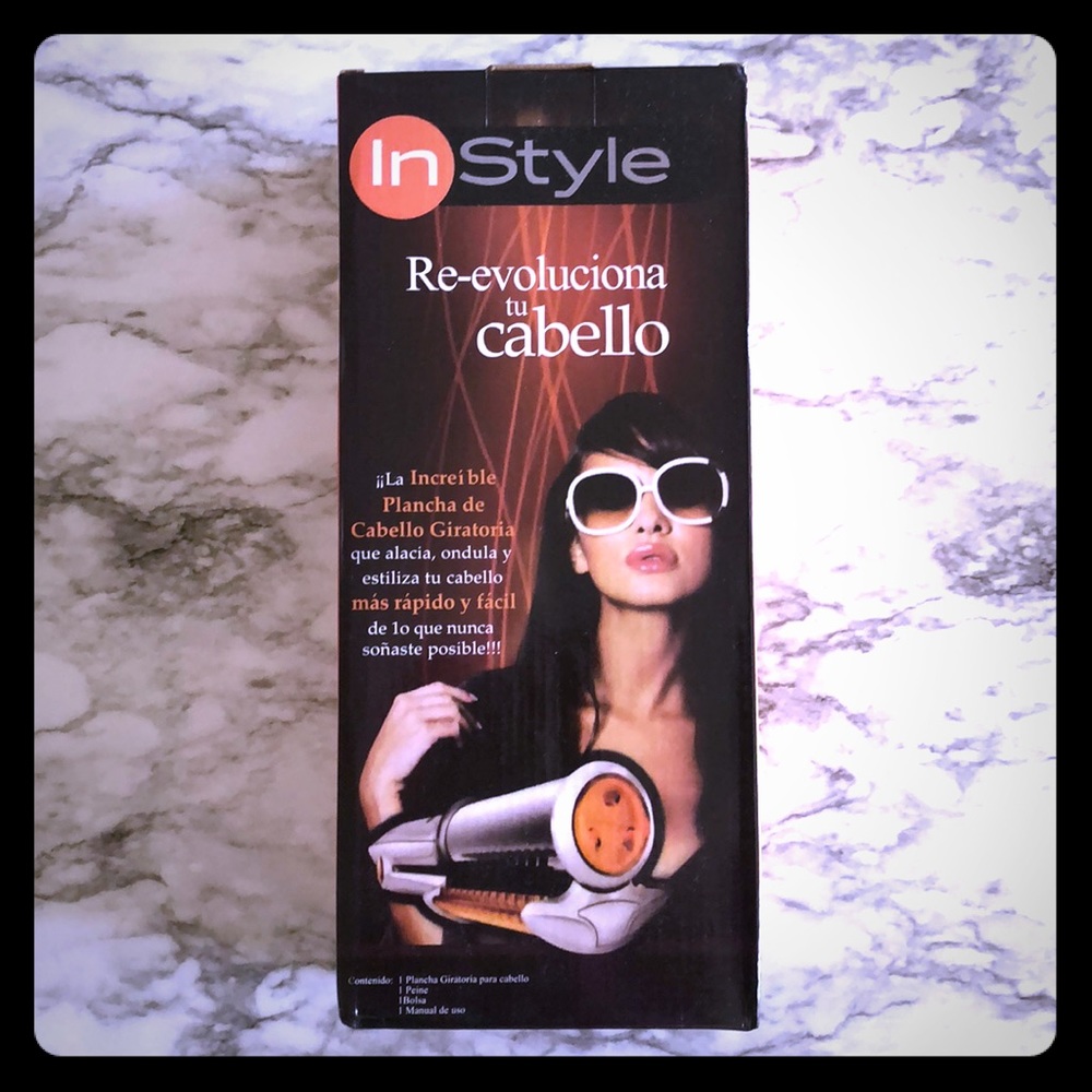 In Style Heated Rotating Straightener/Curler